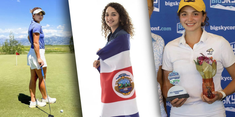 Golfista tica gana prestigioso torneo de conferencia e impone récord estatal en Estados Unidos