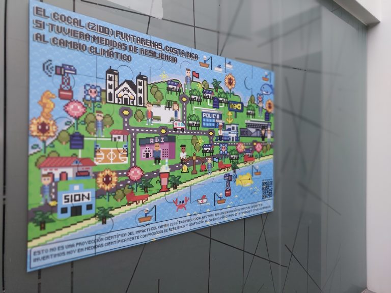 "Reliquias de 2 Futuros Opuestos": exposición ilustra las consecuencias del cambio climático en Costa Rica