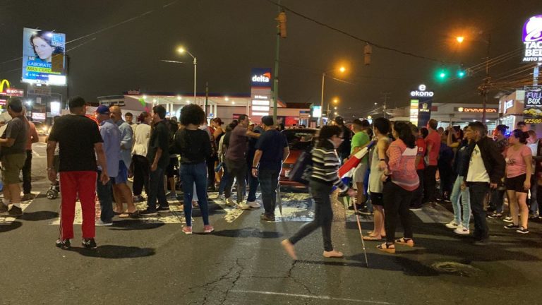 Vecinos de Moravia y Guadalupe protestan contra faltante de agua potable