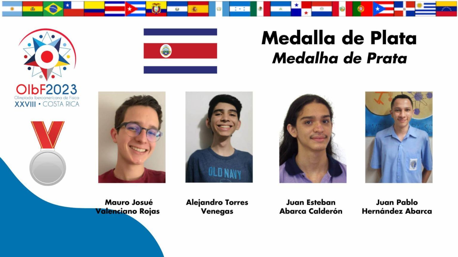 Imagen principal del artículo: Cuatro jóvenes costarricenses ganan medalla de plata en Olimpiada Iberoamericana de Física