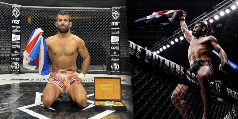 Peleador tico Walter "Burro" Zamora derrota a excampeón mundial de la UFC en Kuwait