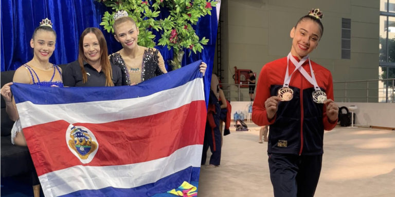 Por primera vez en la historia, Costa Rica gana dos medallas en un Sudamericano de Gimnasia Rítmica
