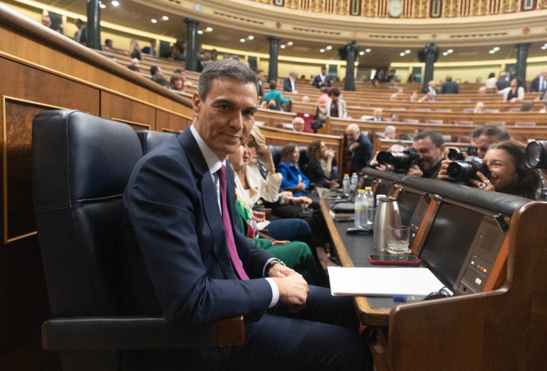 Pedro Sánchez, investido presidente de España con 179 votos, el 51% del Congreso