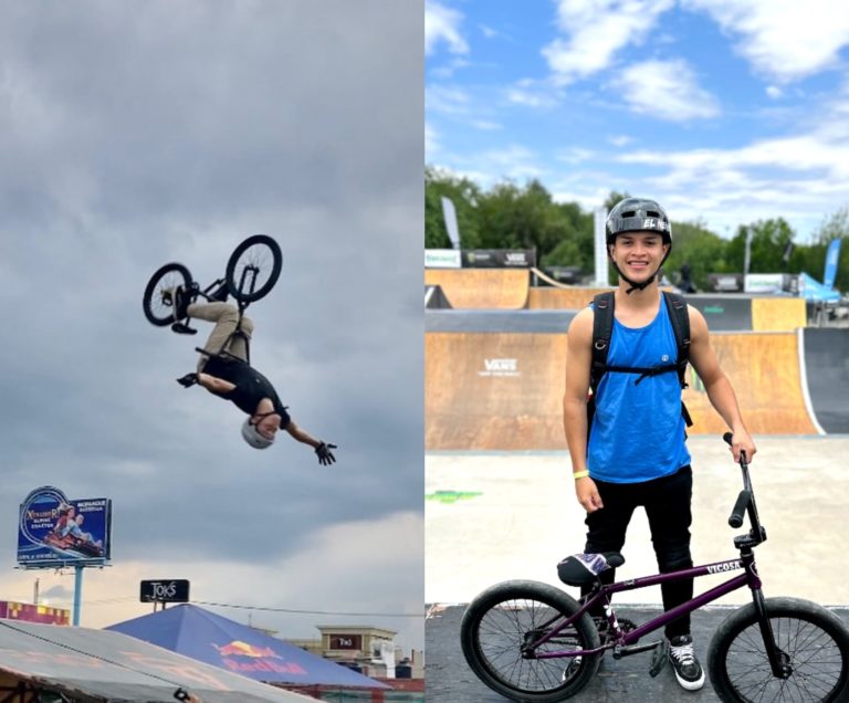 Promesa del BMX freestyle costarricense Derek Solano se luce en competencias en Venezuela y Argentina