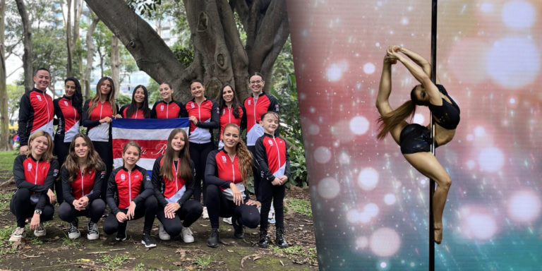 Costa Rica conquistó 17 medallas en el Mundial de Pole y Artes Aéreas en Brasil