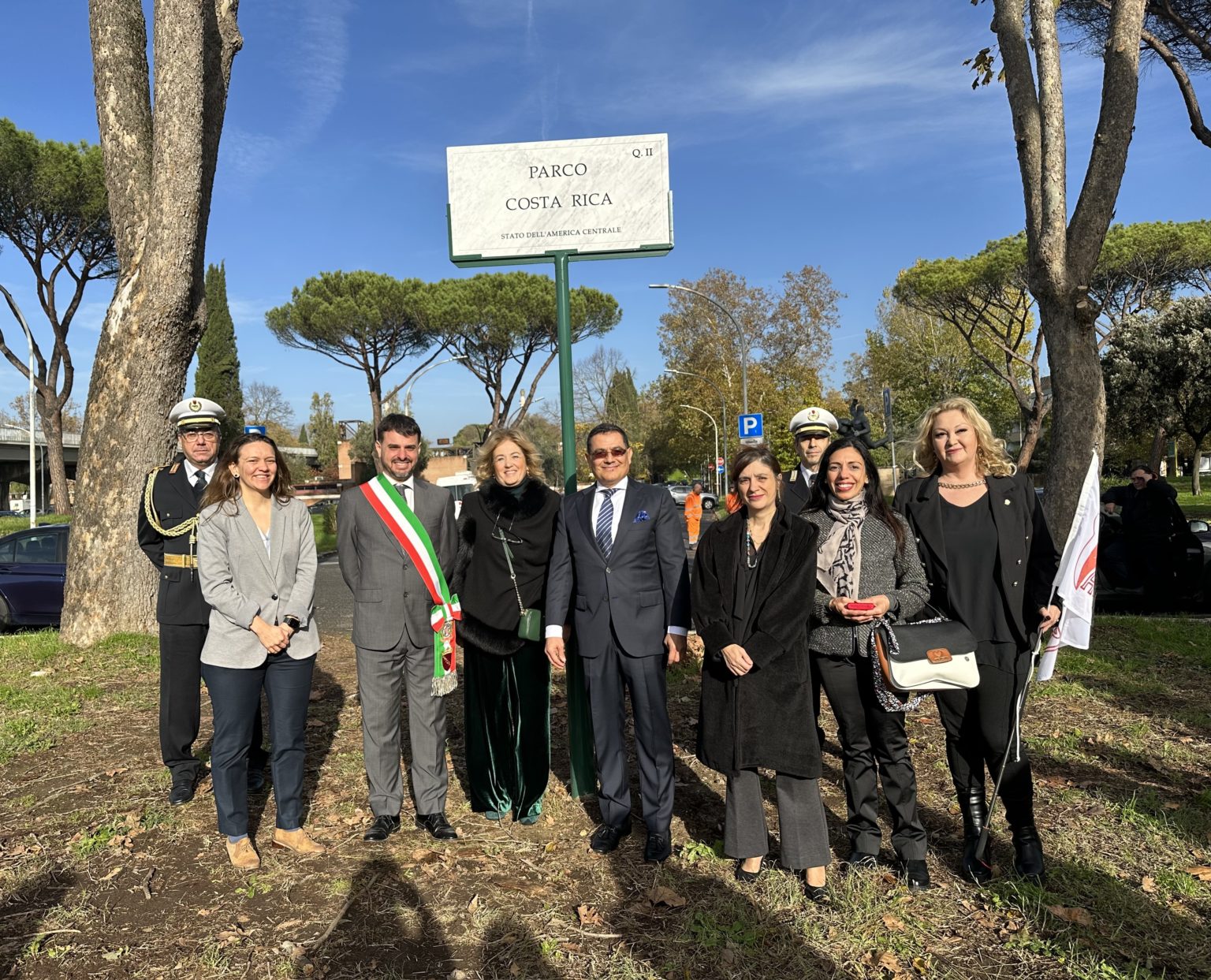 Imagen principal del artículo: Inauguran “Parque Costa Rica” en Roma