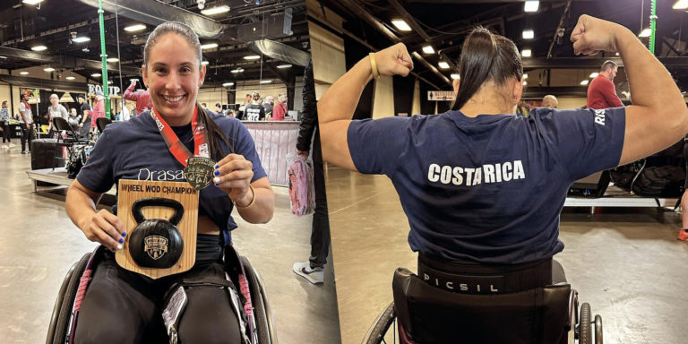 Costarricense Amalia Ortuño se proclama tetracampeona mundial de CrossFit adaptado