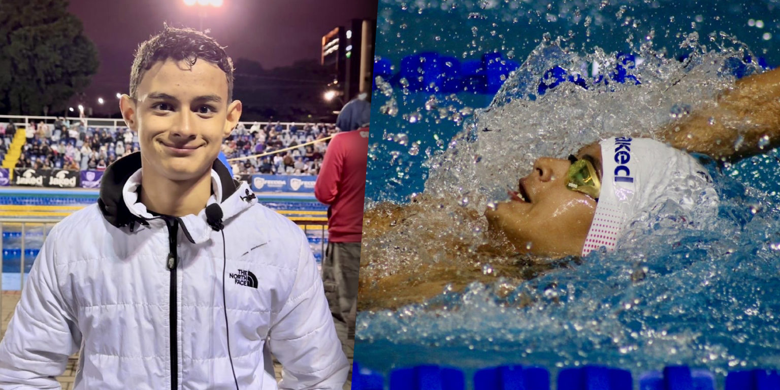 Imagen principal del artículo: Prometedor nadador costarricense Matías Rojas batió dos récords nacionales en Torneo Navideño