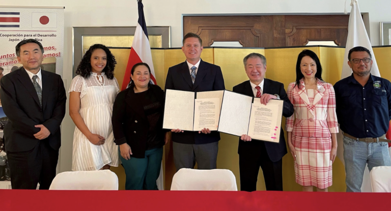Japón dona más de $104 mil a Coto Brus y a Aldeas Infantiles SOS en apoyo a poblaciones vulnerables