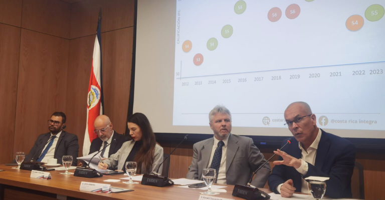 Costa Rica suma seis años sin recuperar calificación en el Índice de Percepción de la Corrupción