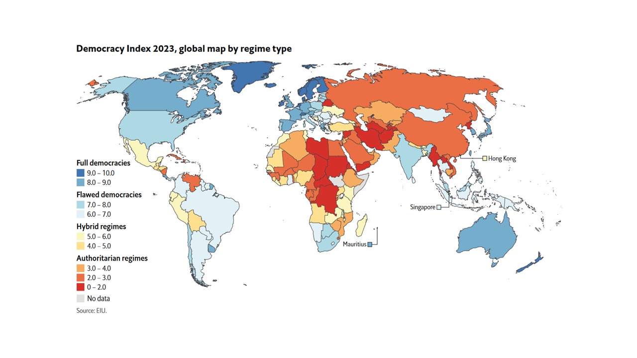 Imagen principal del artículo: Costa Rica mantiene posición 17 a nivel mundial en el Índice de Democracia de The Economist