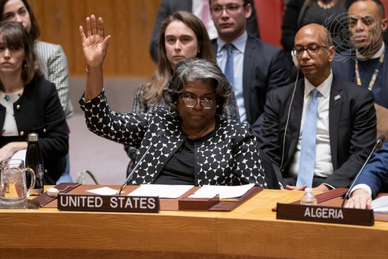 Estados Unidos veta otra resolución del Consejo de Seguridad para un alto al fuego en Gaza