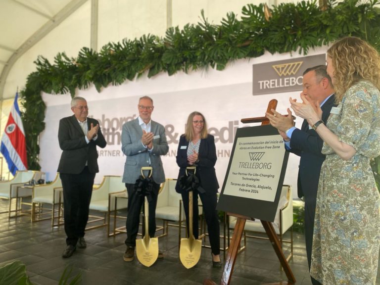 Empresa Trelleborg Healthcare & Medical instalará en Costa Rica su primera planta de operación en la región