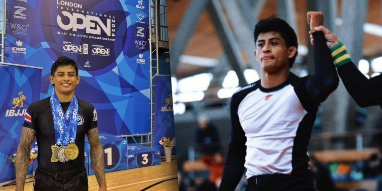 Atleta tico de jiu-jitsu Julián Espinosa se corona campeón sin kimono del Abierto de Londres