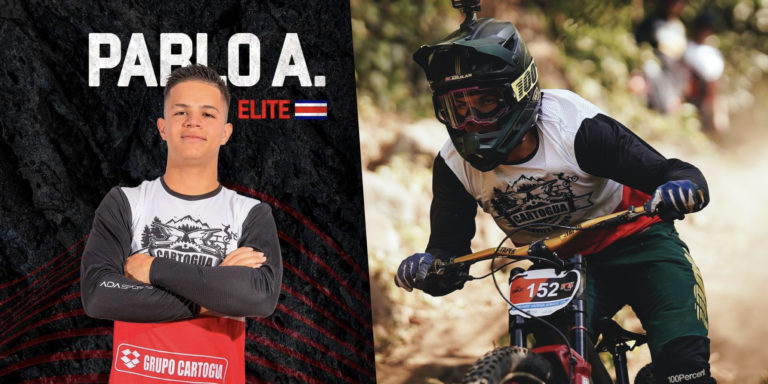 Ciclista tico de downhill Pablo Aguilar ficha con equipo internacional Cartogua Gravity Racing