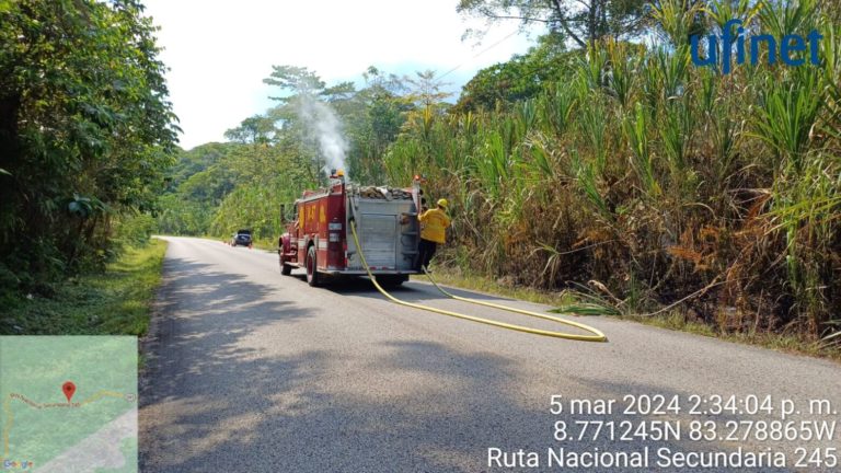 Incendios forestales provocan afectaciones en servicio de internet en zonas de Costa Rica