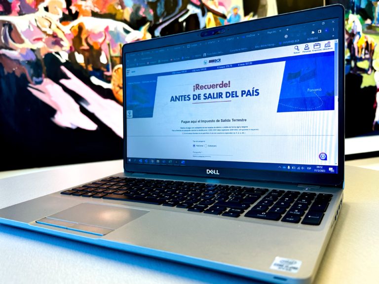 Pago de impuestos de salida terrestres se puede realizar en línea