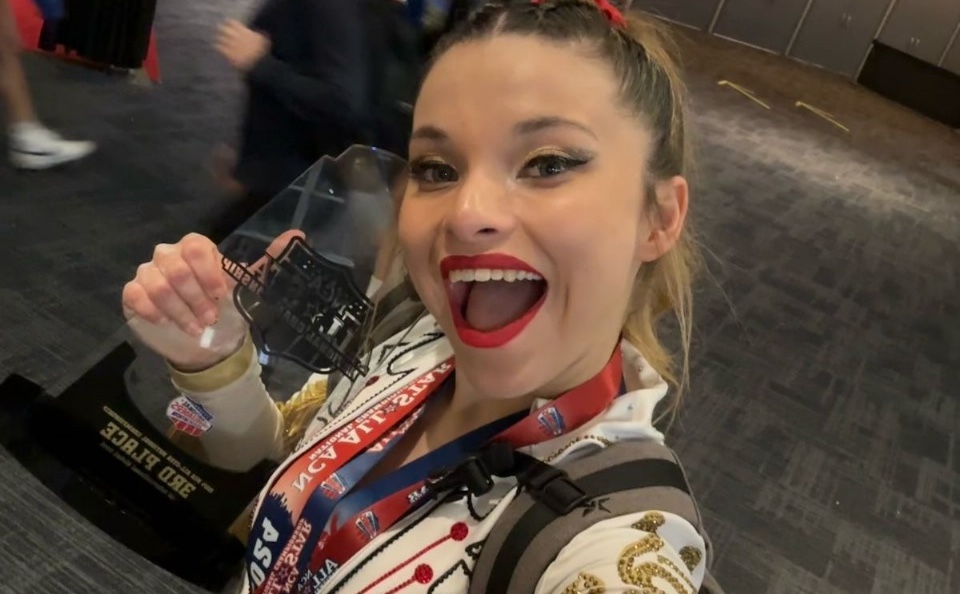 Imagen principal del artículo: Porrista tica Catalina Contreras gana medalla de bronce en Campeonato Nacional de Estados Unidos 2024