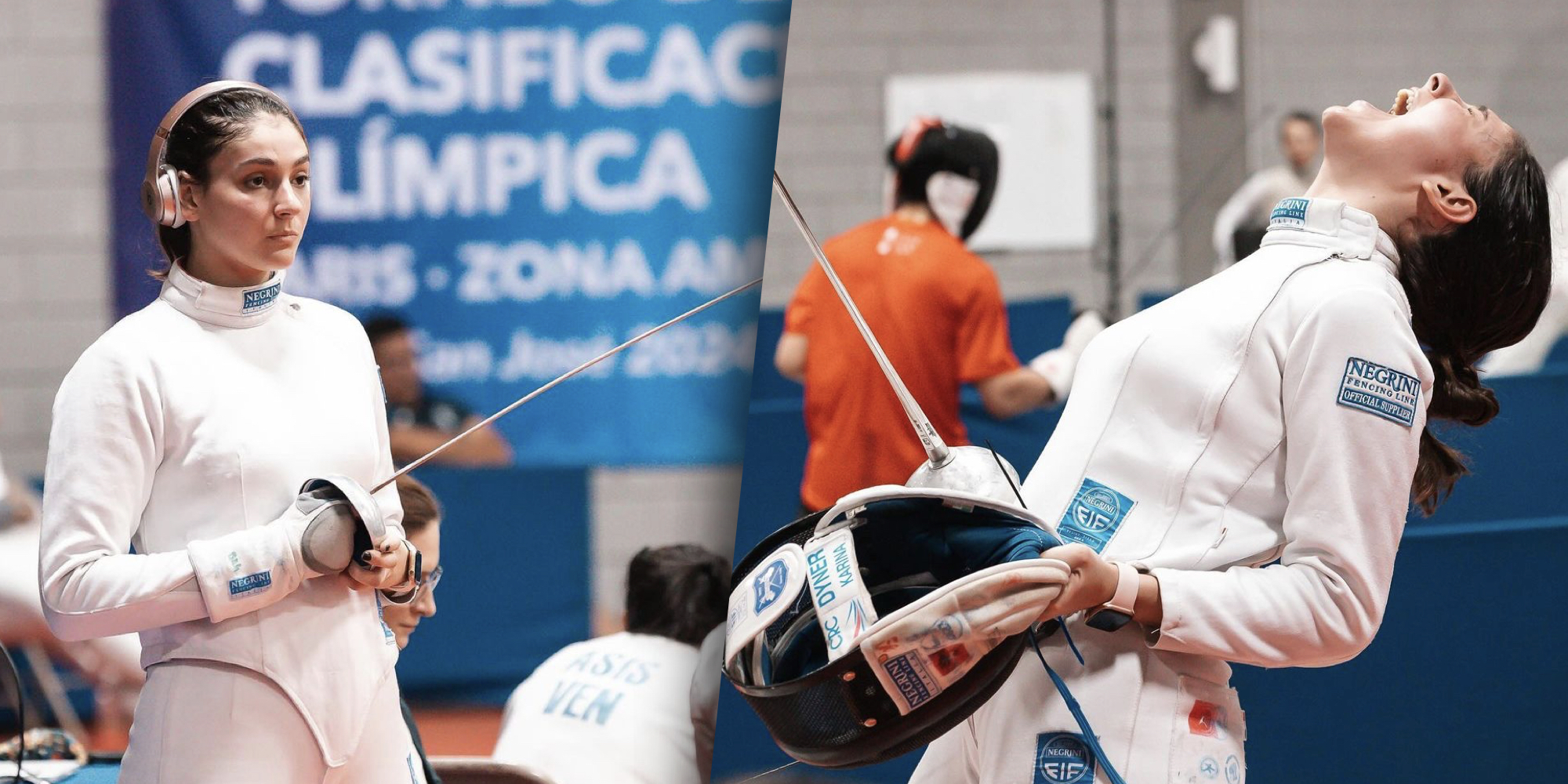 Imagen principal del artículo: Tica Karina Dyner se ubicó entre las mejores 8 esgrimistas de América en Torneo de Clasificación Olímpica