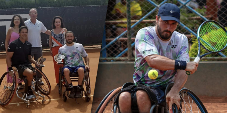 Tico José Pablo Gil quedó campeón de dobles y subcampeón de sencillos en Curitiba, Brasil