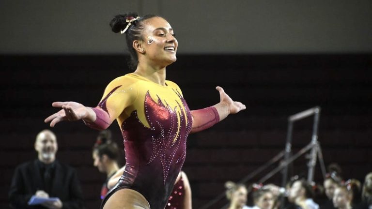 Tica Luciana Alvarado fue elegida la gimnasta más valiosa del 2024 en Central Michigan University