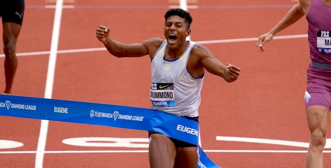 Imagen principal del artículo: "Es uno de los mejores momentos de mi vida", dijo Gerald Drummond después de hacer historia en la Liga Diamante