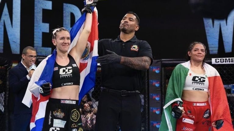 Tica Verónica Vargas consigue cuarta victoria como peleadora profesional de MMA
