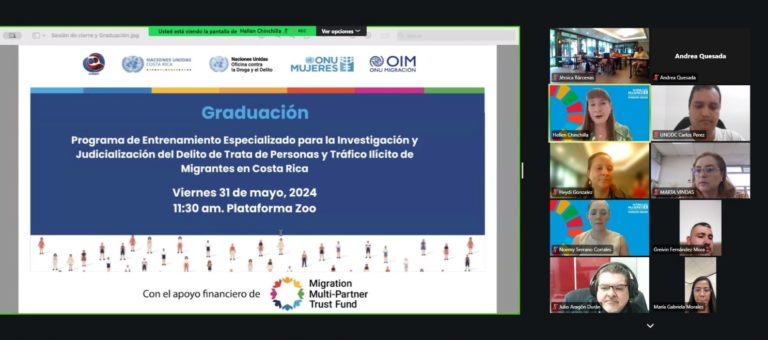 78 funcionarios públicos se capacitaron sobre manejo de delitos de trata de personas y tráfico ilícito de migrantes