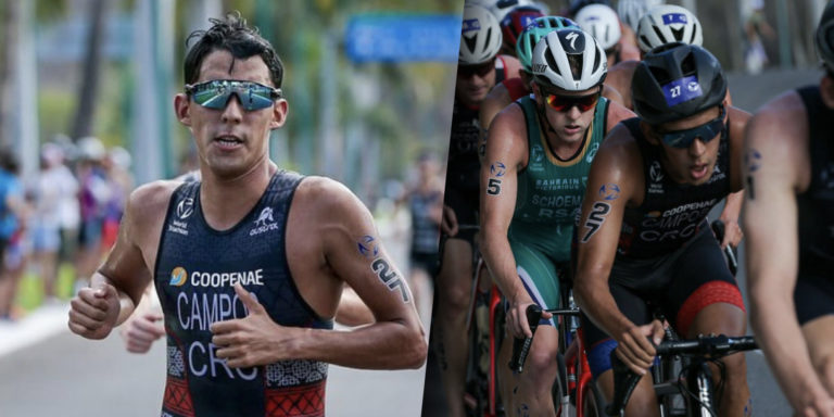 Triatleta tico Álvaro Campos consigue el mejor resultado de su carrera en una Copa del Mundo