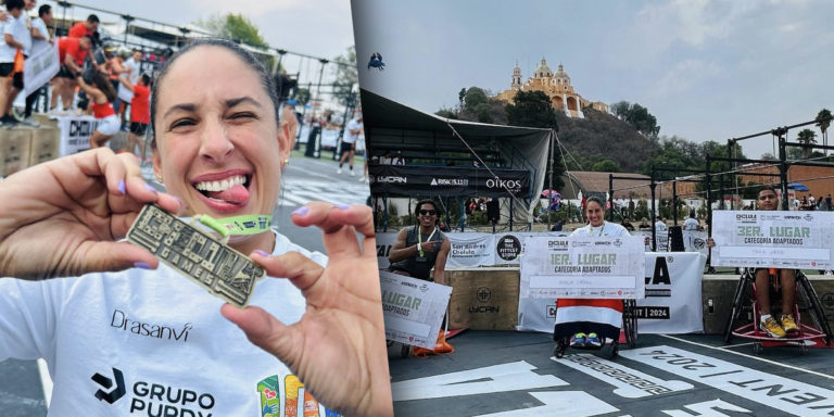 Atleta tica de CrossFit adaptado Amalia Ortuño gana los Cholula Games de México