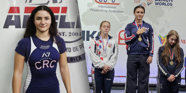 Levantadora de potencia tica Isabel Ugalde se proclamó campeona mundial juvenil en Estados Unidos