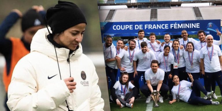 Shirley Cruz gana su primer título oficial como asistente técnica del PSG de Francia