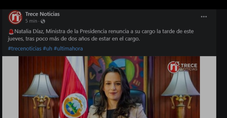 Natalia Díaz Quintana: La renuncia que fue, luego no, luego tal vez