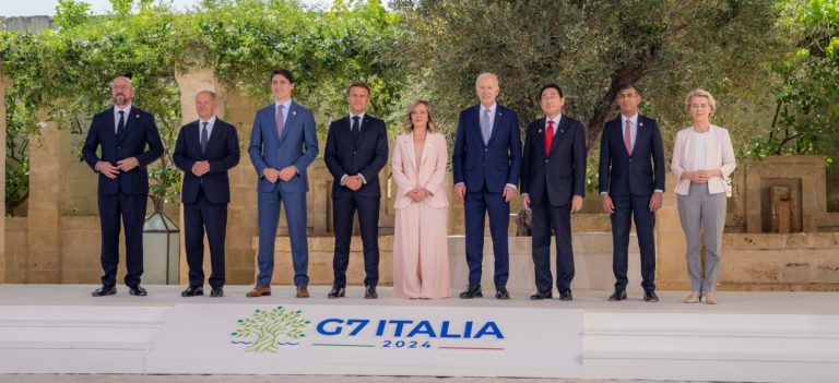 Empieza la cumbre del G7: Países llegan a acuerdo para dar intereses de activos rusos a Ucrania