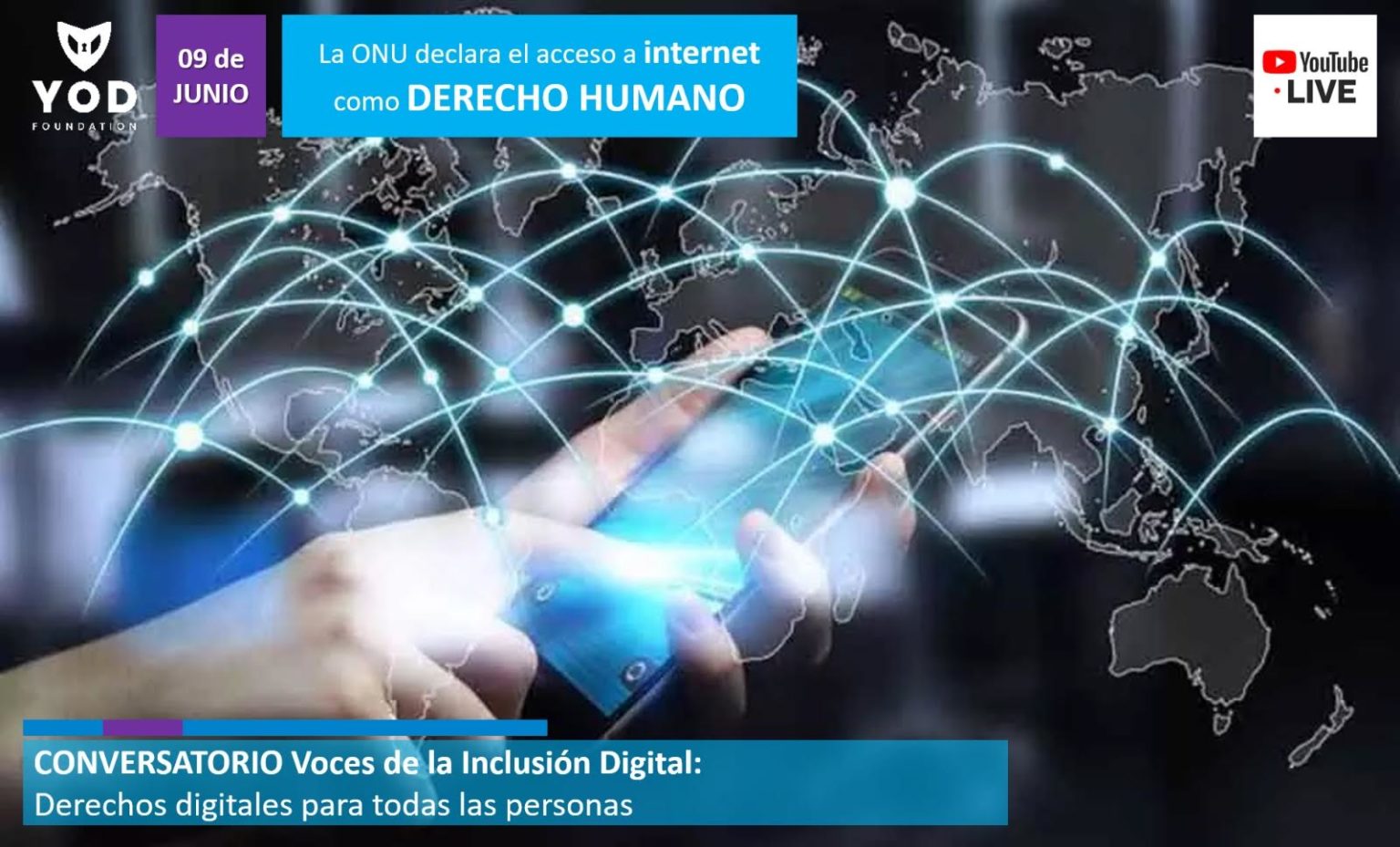 Imagen principal del artículo: Acceso a Internet: Un derecho humano básico para la educación y la libertad de expresión