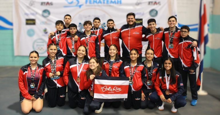 Costa Rica conquistó 18 medallas en el Centroamericano U-15 y U-19 de Tenis de Mesa en Honduras
