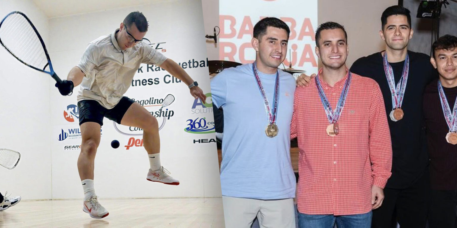Imagen principal del artículo: Raquetbolista Andrés Acuña enfrentó a los mejores del mundo en Costa Rica y quedó subcampeón
