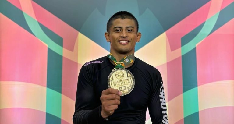 Atleta tico de jiu-jitsu Julián Espinosa se proclama campeón nacional de Brasil