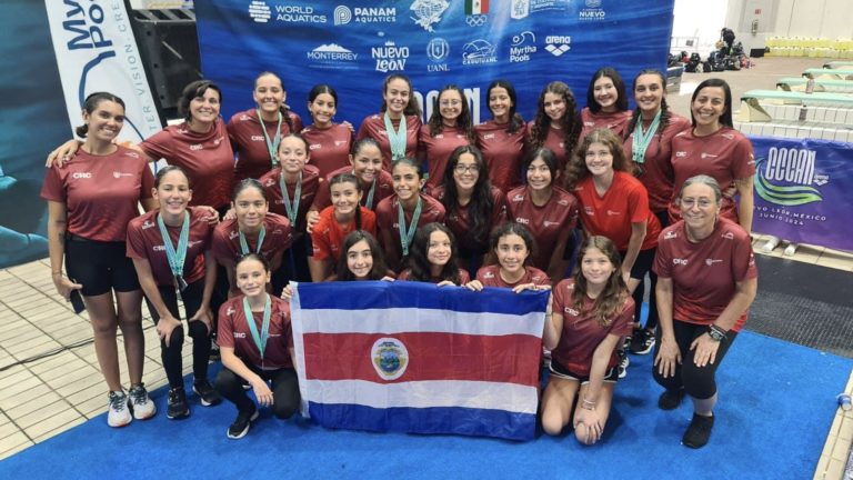 Selección de natación artística se proclama subcampeona de Centroamérica y el Caribe en México