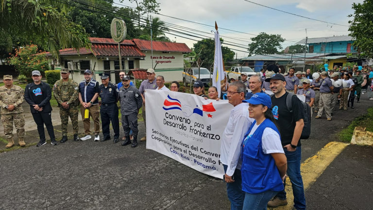 Costa Rica y Panamá conmemoran el Día Mundial contra la Trata de Personas con caminata binacional