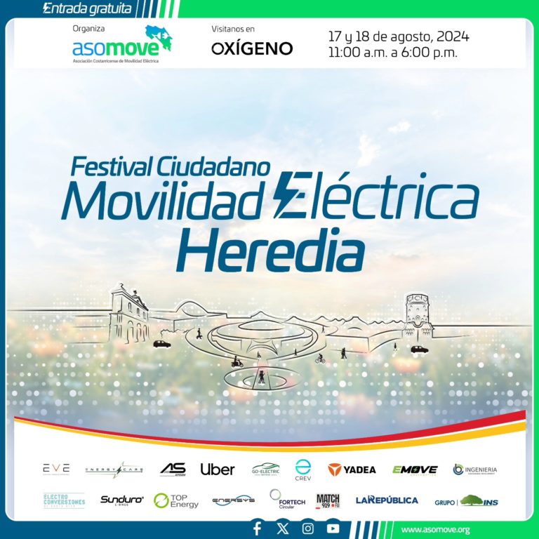 Asomove invita al Festival Ciudadano de Movilidad Eléctrica