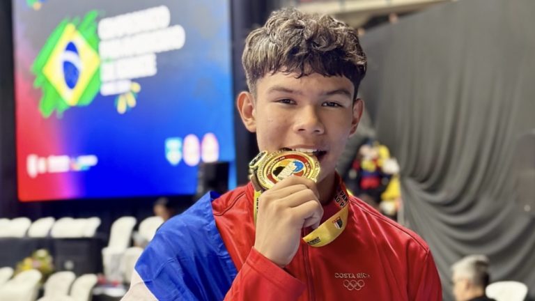Karateca tico Nicolás Bonilla logra histórica medalla de oro en el Panamericano Juvenil de São Paulo 2024