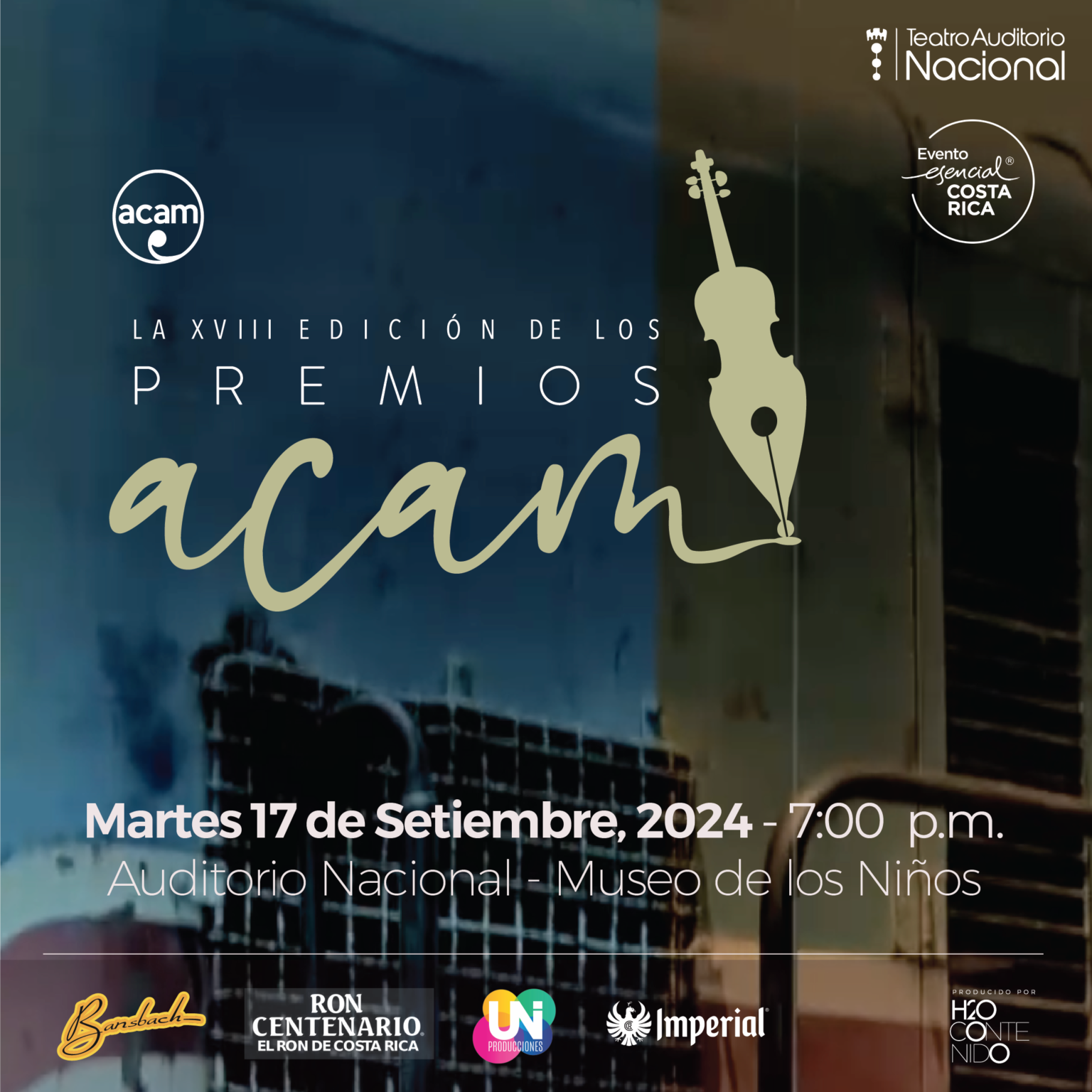 Imagen principal del artículo: Premios ACAM 2024 se entregarán el próximo 17 de setiembre