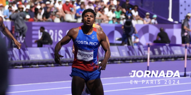 Atleta tico Gerald Drummond clasifica a las semifinales de los Juegos Olímpicos de París 2024