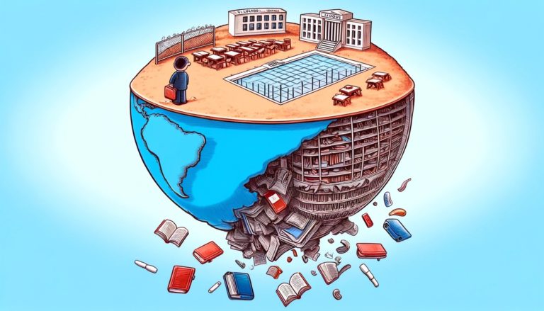 ¿Invertir en cáceles y quitarle dinero a educación? (El mundo al revés)