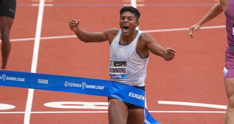 Gerald Drummond hace historia para Costa Rica clasificando a la final de la Liga Diamante 2024