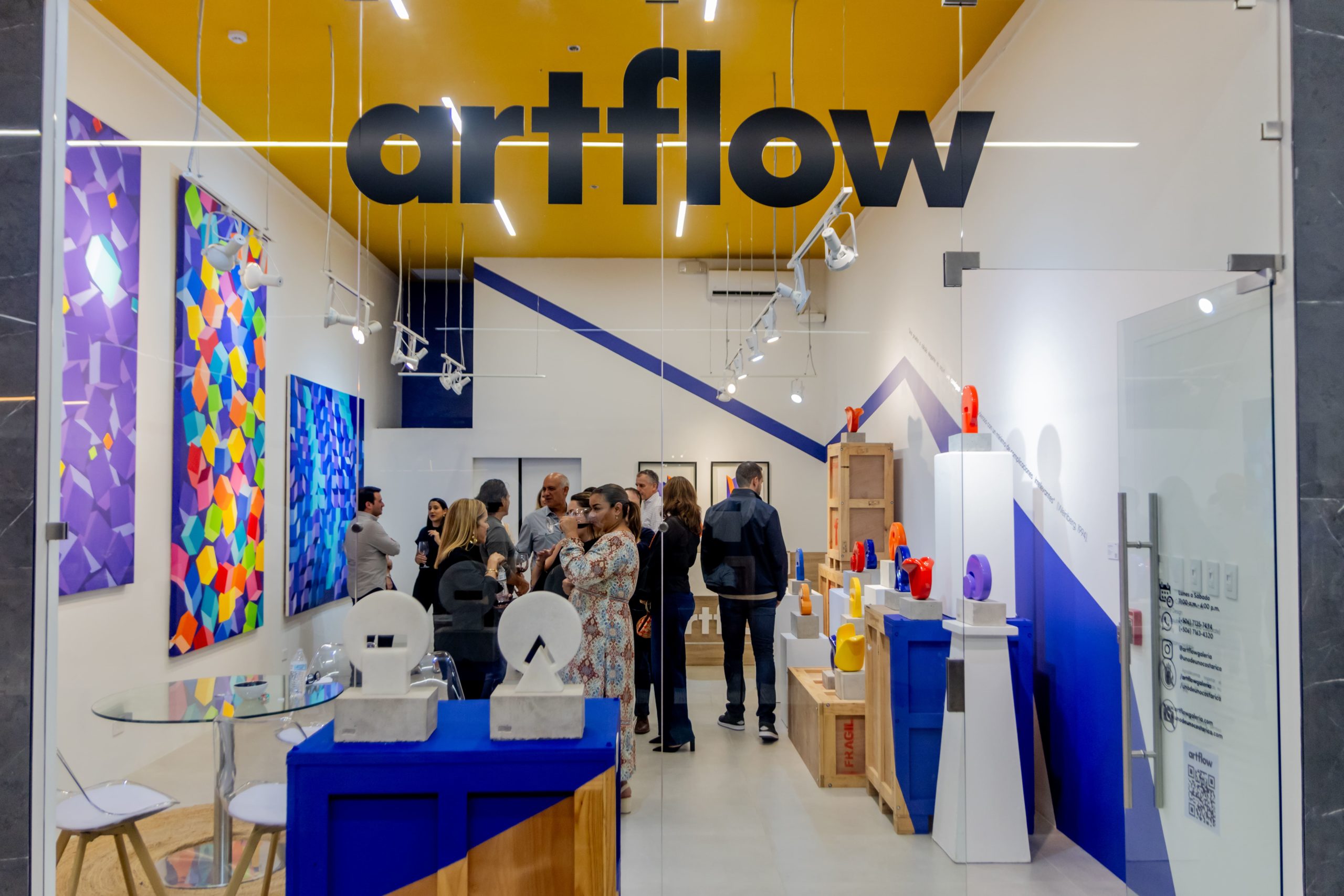Imagen principal del artículo: Artflow Galería inaugura nuevo espacio en Avenida Escazú con la exposición "Geométrica" de Ingrid Rudelman W.