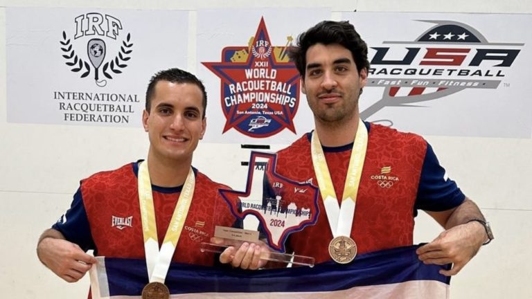 Costa Rica gana medalla de bronce en el Mundial de Ráquetbol y clasifica a los Juegos Mundiales de Chengdú 2025