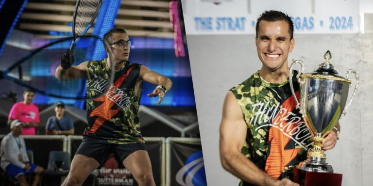 Raquetbolista tico Andrés Acuña se proclama campeón mundial por equipos en Estados Unidos