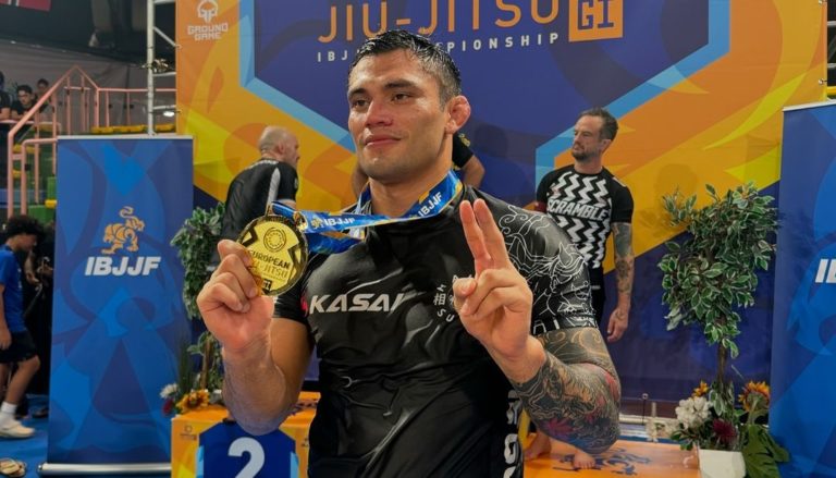 Atleta tico de jiu-jitsu Sebastián Rodríguez se proclama campeón europeo sin kimono en Italia